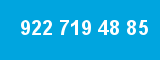 922 719 48 85 922 719 48 85